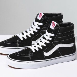 Black and White High Top Vans
